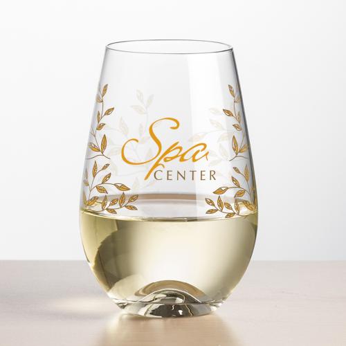 Corporate Gifts - Barware - Wine & Champagne - Wine Glasses - Boston Stemless Wine - VividPrint&trade;