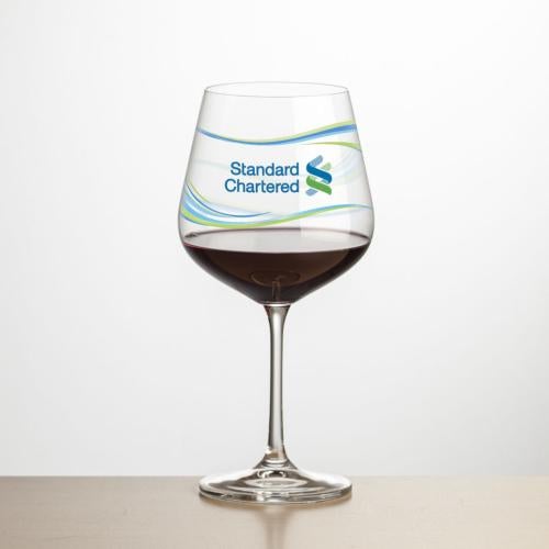 Corporate Gifts - Barware - Wine & Champagne - Wine Glasses - Laurent Red Wine - VividPrint™