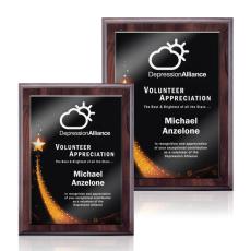 Farnsworth/Benton - Cherry Finish - Plaque Awards