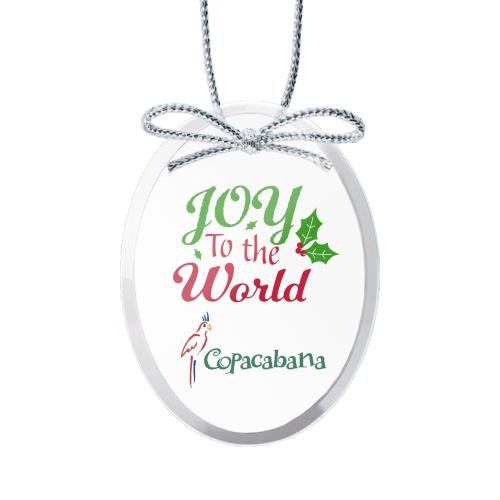 Corporate Gifts - Ornaments - Starfire Ornament - Oval VividPrint&trade; 