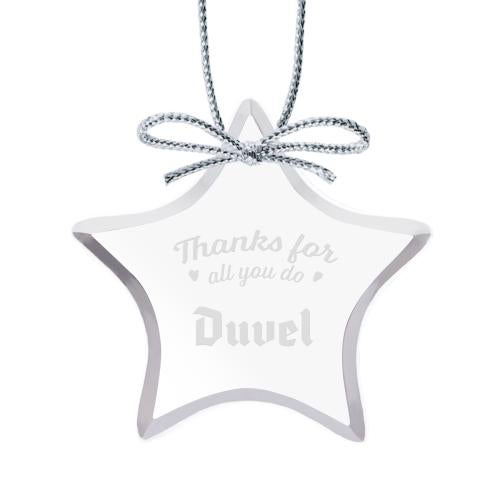 Corporate Gifts - Ornaments - Starfire Ornament - Star