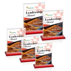 Vitalia VividPrint Award - Red - Sales Awards