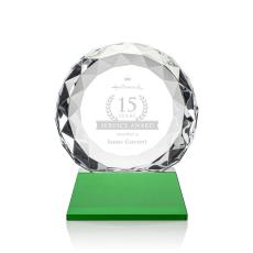 Seville Award on Cleveland Base - Green - Diamond Awards