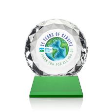 Product Image of Seville VividPrint™ Award on Cleveland Base - Green