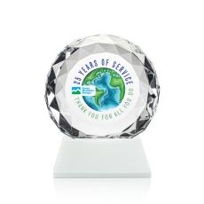 Seville VividPrint Award on Cleveland Base - White - Real Estate Awards