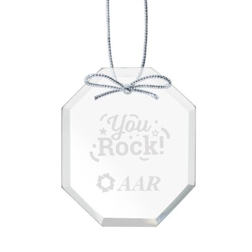 Corporate Gifts - Ornaments - Starfire Ornament - Long Octagon