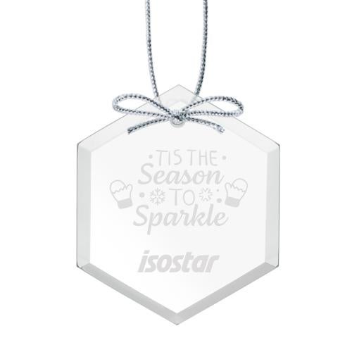 Corporate Gifts - Ornaments - Starfire Ornament - Hexagon