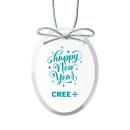 Starfire Ornament - Oval Imprinted