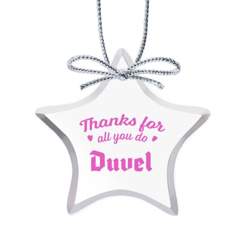 Corporate Gifts - Ornaments - Starfire Ornament - Star Imprinted