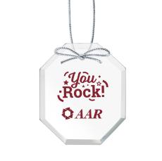 Starfire Ornament - Long Octagon Imprinted - Ornaments