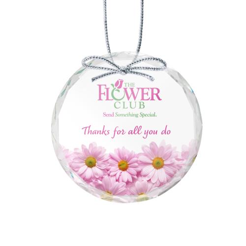 Corporate Gifts - Ornaments - Optical  Ornament - Round VividPrint&trade;