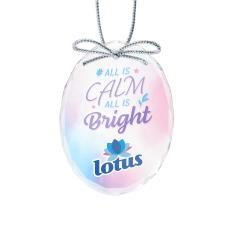 Optical Ornament - Oval VividPrint - Ornaments