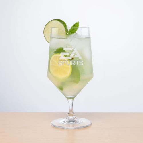 Corporate Gifts - Barware - Martini Glasses - Tucson Cocktail - 15oz - Deep Etch