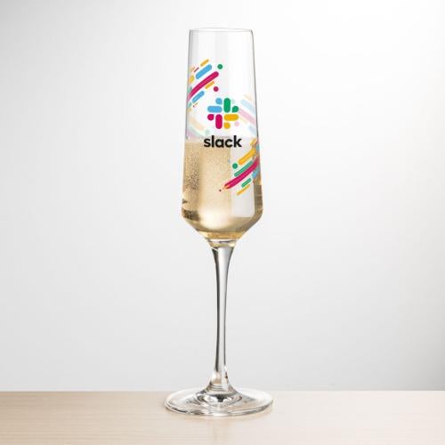 Corporate Gifts - Barware - Wine & Champagne - Champagne Flutes - Tucson Flute - VividPrint&trade;