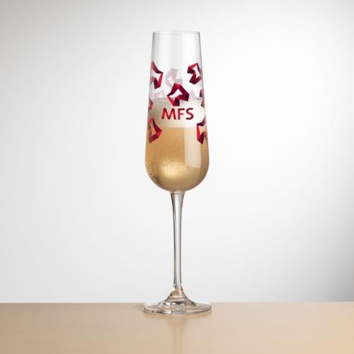 Corporate Gifts - Barware - Wine & Champagne - Champagne Flutes - Howden Flute - VividPrint&trade;