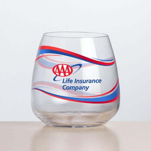 Corporate Gifts - Barware - Wine & Champagne - Wine Glasses - Hogarth Stemless Wine - VividPrint™