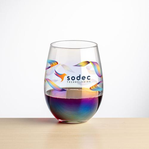 Corporate Gifts - Barware - Wine & Champagne - Wine Glasses - Miami Stemless Wine - VividPrint™