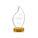 Odessy Flame Award on Alberton Base - Amber