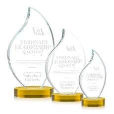 Odessy Flame Award on Alberton Base - Gold - Flame Awards