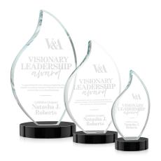 Odessy Flame Award on Alberton Base - Black - New Items