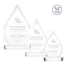 Hawthorne Award on Alberton Base - Clear - New Items