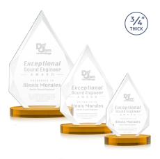 Hawthorne Award on Alberton Base - Amber - Shop by Recipient