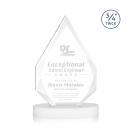 Hawthorne Award on Alberton Base - White