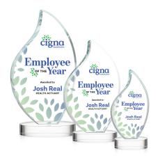 Product Image of Odessy Flame  VividPrint™ Award on Alberton Base - Clear