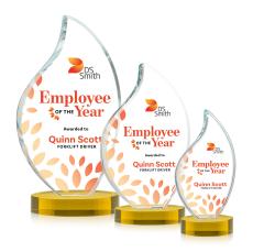 Odessy Flame VividPrint Award on Alberton Base - Gold - Shop by Recipient