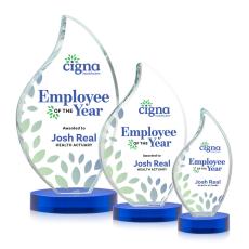 Odessy Flame VividPrint Award on Alberton Base - Blue - New Items