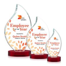 Odessy Flame VividPrint Award on Alberton Base - Red - New Items