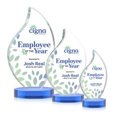 Odessy Flame VividPrint Award on Alberton Base - Sky Blue - Shop by Recipient