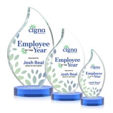 Odessy Flame VividPrint Award on Alberton Base - Sky Blue - New Items