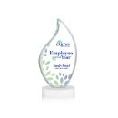 Odessy Flame VividPrint&trade; Award on Alberton Base - White