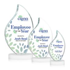 Odessy Flame VividPrint Award on Alberton Base - White - New Items