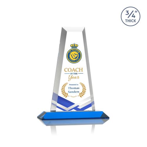 Recognition Awards - Crystal Awards - Imperial VividPrint&trade; Award - Sky Blue