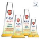 Imperial VividPrint&trade; Award on Newhaven Base - Amber
