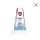 Imperial VividPrint&trade; Award on Newhaven Base - White