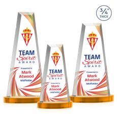 Imperial VividPrint Award on Alberton Base - Amber - New Items