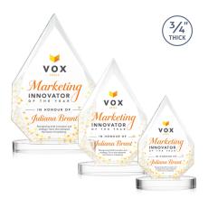 Hawthorne VividPrint Award on Alberton Base - Clear - Recognition Awards