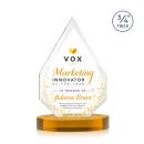 Hawthorne VividPrint&trade; Award on Alberton Base - Amber