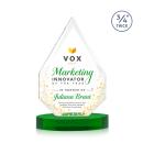 Hawthorne VividPrint&trade; Award on Alberton Base - Green