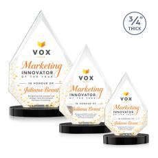 Hawthorne VividPrint Award on Alberton Base - Black - Full Color Awards