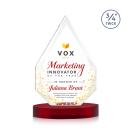 Hawthorne VividPrint&trade; Award on Alberton Base - Red