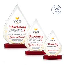 Hawthorne VividPrint Award on Alberton Base - Red - Shop by Recipient