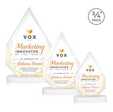 Hawthorne VividPrint Award on Alberton Base - White - Shop by Recipient