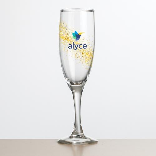 Corporate Gifts - Barware - Wine & Champagne - Champagne Flutes - Carberry Flute - VividPrint&trade;