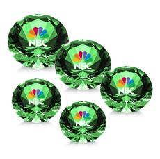 Gemstone VividPrint Award - Emerald - Green Crystal Awards