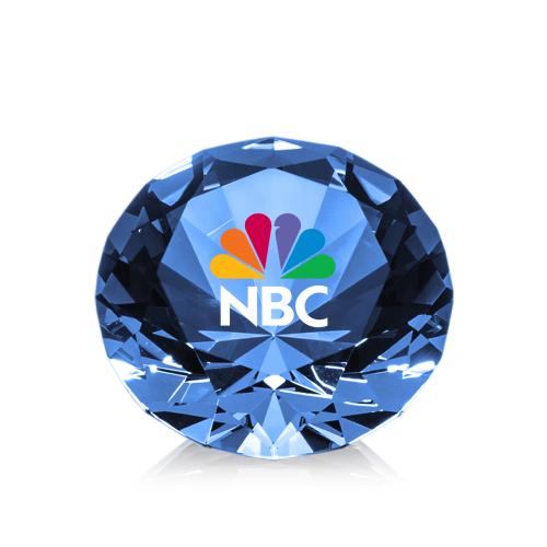 Recognition Awards - Crystal Awards - Gemstone VividPrint&trade; Award - Sapphire