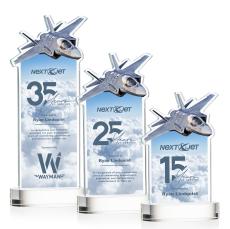 Top Gun VividPrint Award on Alberton Base - Clear - Sales Awards